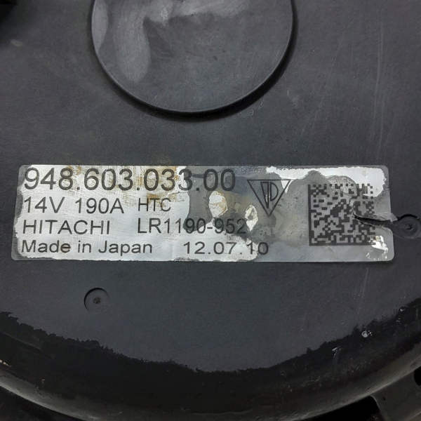 ALTERNADOR PORSCHE CAYENNE S 4.8 T 2011 V1689 - P1