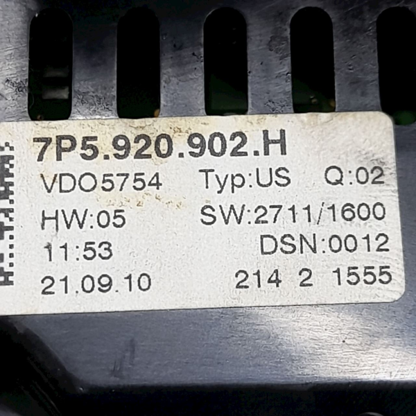 PAINEL DE INSTRUMENTOS PORSCHE CAYENNE S 4.8 T 2011 V1689 - P27