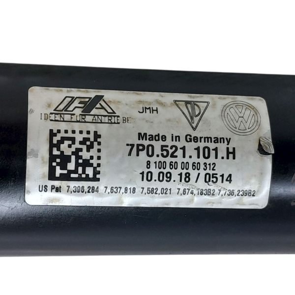 CARDAN DIANTEIRO  PORSCHE CAYENNE S 4.8 T 2011 190522