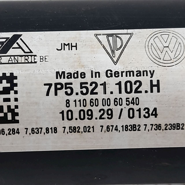 CARDAN PORSCHE CAYENNE S 4.8 T 2011 V1689 - P8