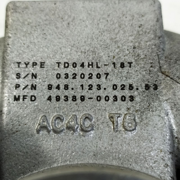 TURBINA PORSCHE CAYENNE S 4.8 T 2011 V1689 - P48