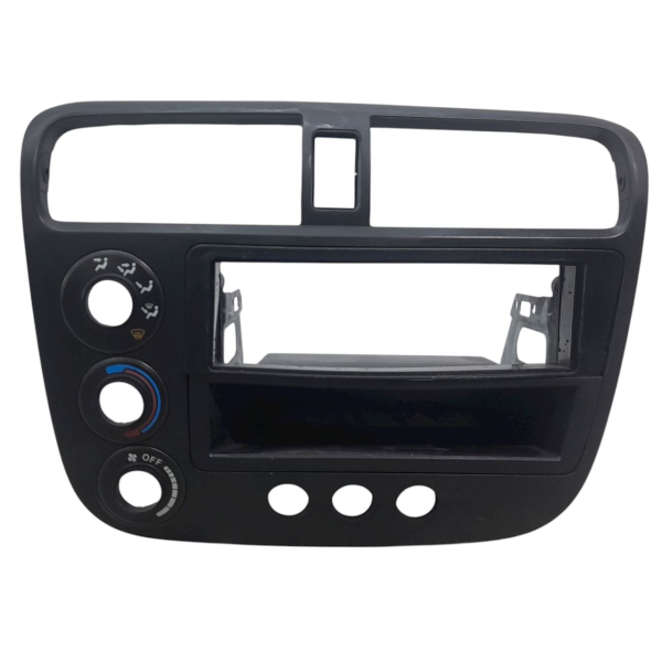 ACABAMENTO MOLDURA CENTRAL CAPA PAINEL  HONDA CIVIC LX 1.7 16V AT 2001 206131