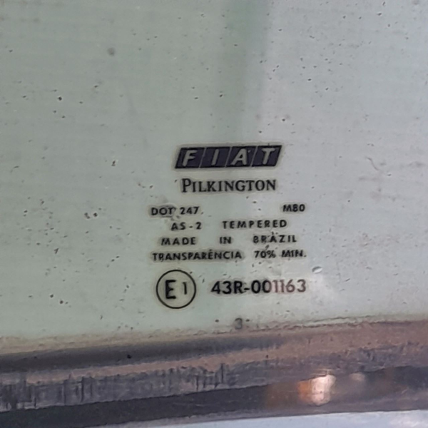 VIDRO PORTA TRASEIRA ESQUERDA  FIAT STILO 1.8 16V 2004 208004