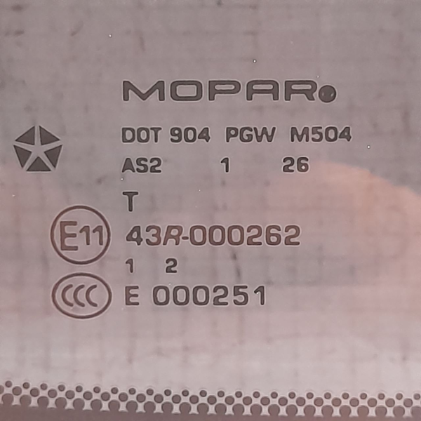 VIDRO ÓCULOS TRASEIRO ESQUERDO  JEEP GRAND CHEROKEE 3.6 2012 210131
