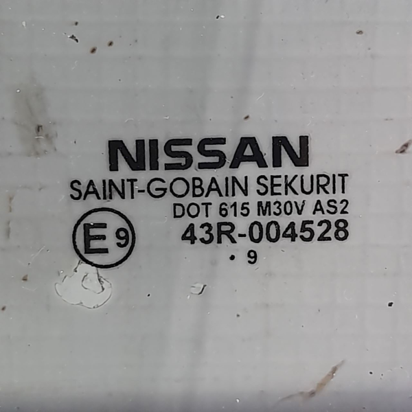 VIDRO PORTA TRASEIRA ESQUERDA  NISSAN TIIDA SL FLEX  2009 211471