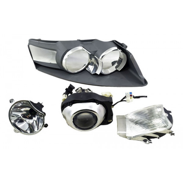 Carcaça Farol Direito Audi A6 2004    154920