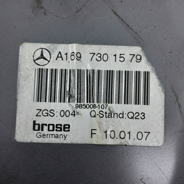 Máquina Vidro Porta Traseira Esquerda Mercedes-benz B200 2.0