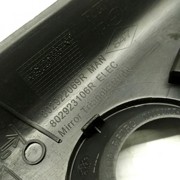 Acabamento Interno Retrovisor Direito Renault Sandero 1.6 8v