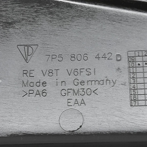 Acabamento Direito Motor  Porsche Cayenne S 4.8 T 2011 18996