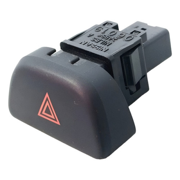 Botão Pisca-alerta Nissan March 1.0s  2013 Original 96085 Preto