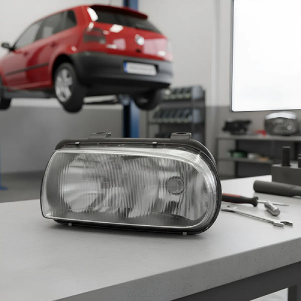 Farol Esquerdo Vw Gol 1.0 16v 1999    205304 Direito/passageiro