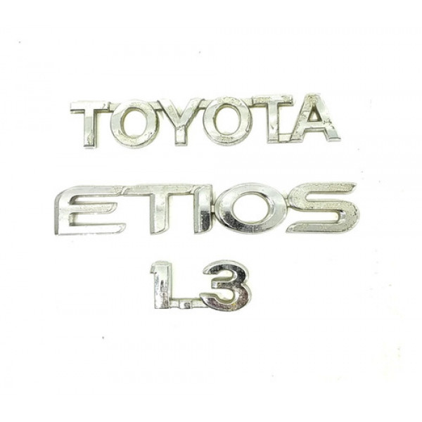 Letreiro Tampa Traseira Toyota Etios 2015    11994