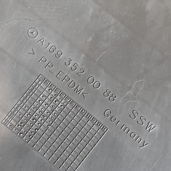 Capa Proteção Eixo Traseiro  Mercedes-benz B200 2.0 2008 177