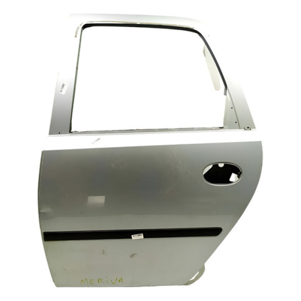 Porta Traseira Esquerda Gm Meriva 2011 Original 43125 Prateado