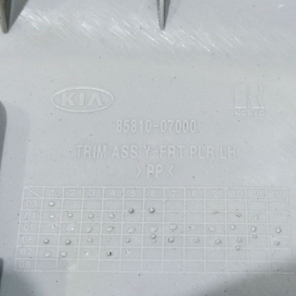 Capa Coluna Para Brisa Esquerda Kia Picanto Ex 1.1 2007 4077