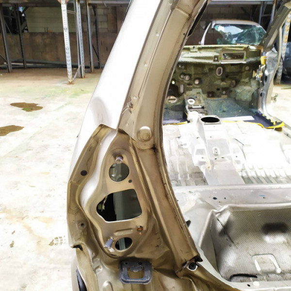 Lateral Esquerda Honda Fit 2007 1305 Amassada