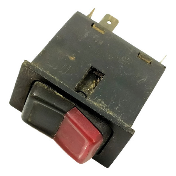 Botão Pisca-alerta Vw Saveiro 1998 Original 112640 - Preto