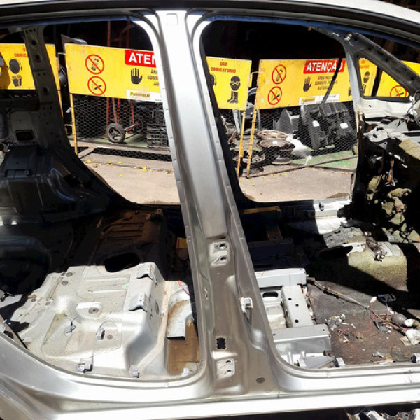 Caixa Ar Pé Coluna Central Direita  Fiat Idea Elx 2008 18276