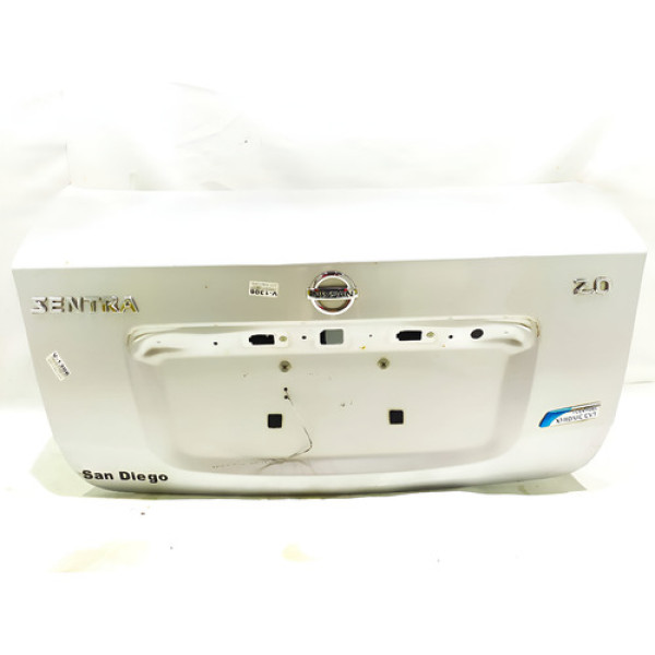 Tampa Traseira Nissan Sentra 2012 Original 1306 Branco