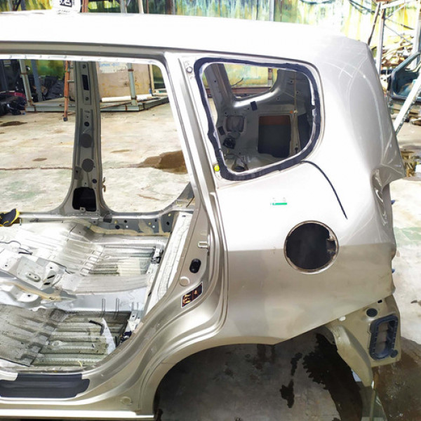 Lateral Esquerda Honda Fit 2007 1305 Amassada