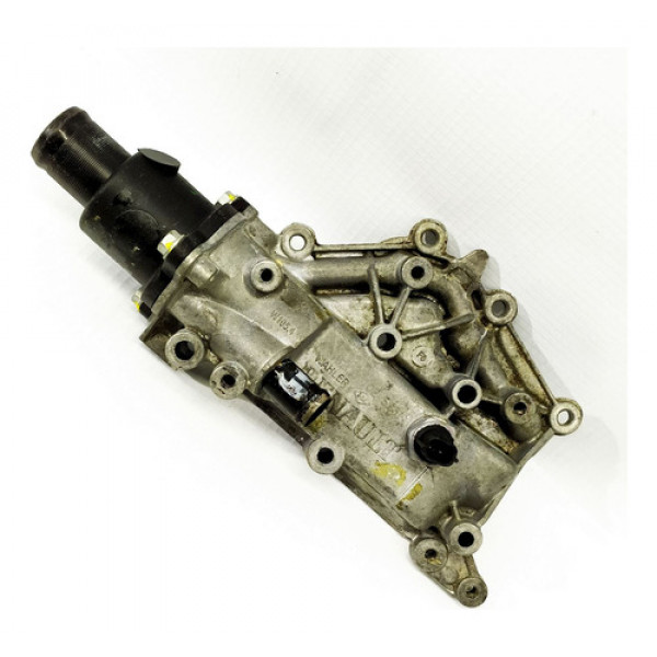 Carcaça Válvula Termostática Renault Sandero 1.6 16v 2010   