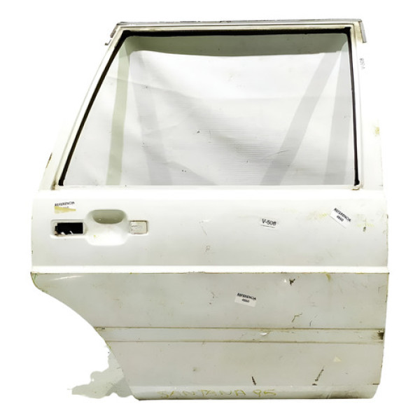 Porta Traseira Direita Vw Santana 1995 Original 43901 Direito Branco Porta Traseira Direita Vw Santana 1995 Original 43901 Direito Branco