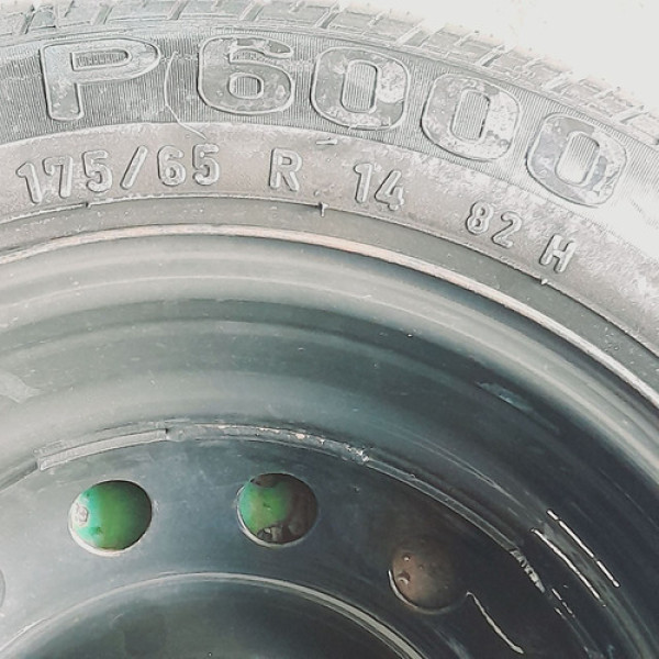 Roda Do Estepe Peugeot 206 1.4 2007 V1773 - P43 Não Informado