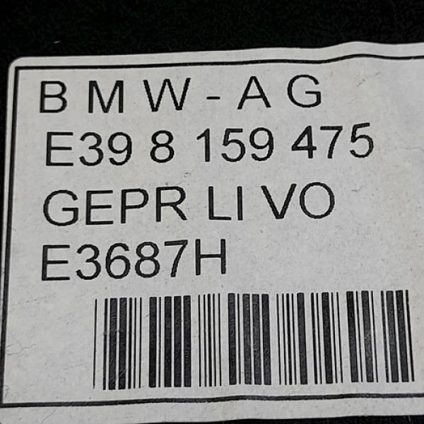 Forro Lateral Esquerdo Porta Malas  Bmw 540ia Dn81 2002 2060
