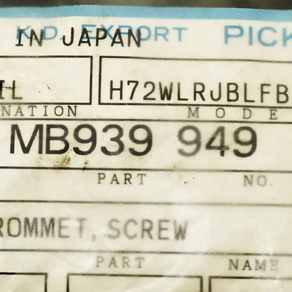 Ilhios Fixação Carpete Assoalho Mitsubishi Mb 939949 180 