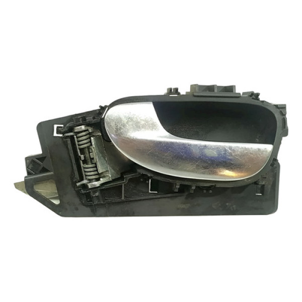 Maçaneta Dianteira Esquerda Peugeot 307 2007 Original 111232 Preto