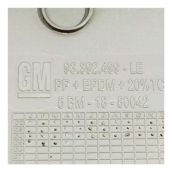 Capa Inferior Coluna Central Esquerda Gm Meriva 1.8 2005 751