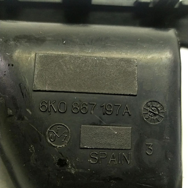 Acabamento Maçaneta Interna Porta Traseira Esquerda Vw Polo 
