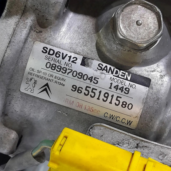 Compressor Do Ar Peugeot 207 Xr 1.4 2011 V1801 - P11