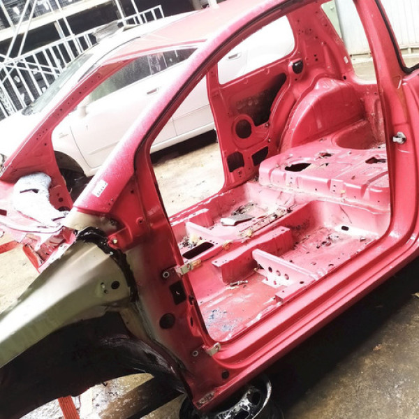 Caixa Ar Pé Coluna Esquerda  Vw Fox 1.0 2007 192383