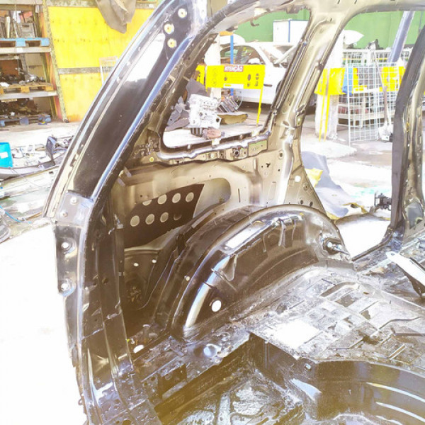 Lateral Esquerda Vw Touareg 2005 Original 1301