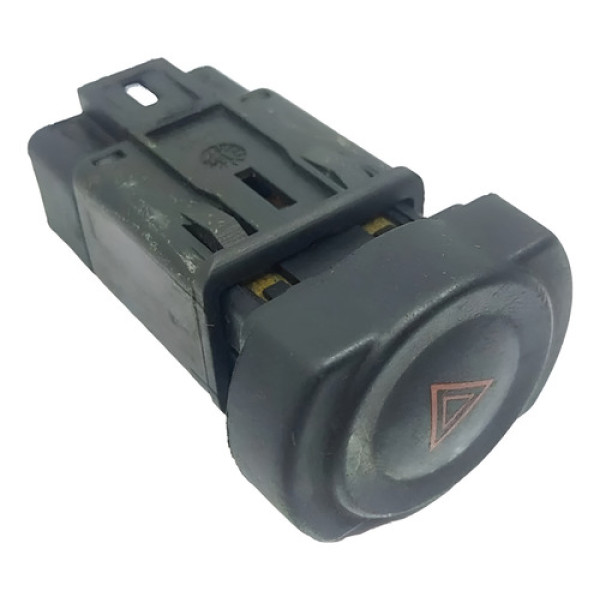 Botão Pisca-alerta Renault Sandero 2011 Original 10528 Preto