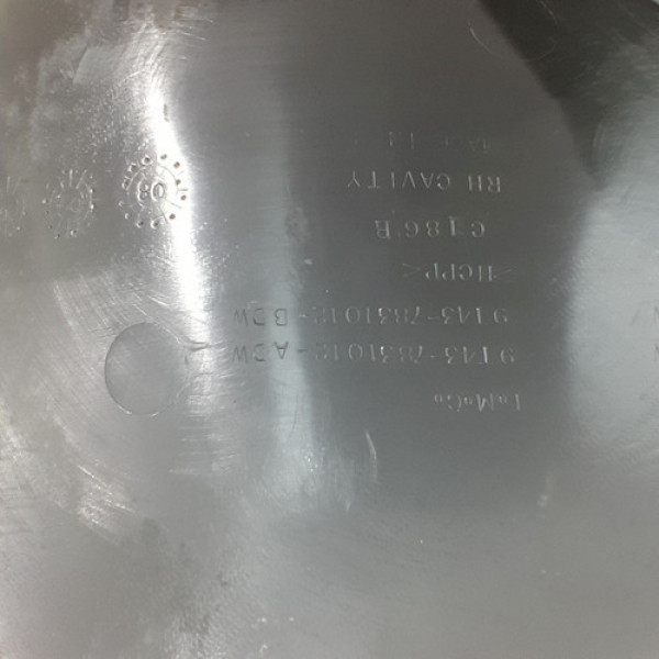 Acabamento Lateral Direito Porta Malas  Do Ford Edge 3.5 Não Informado