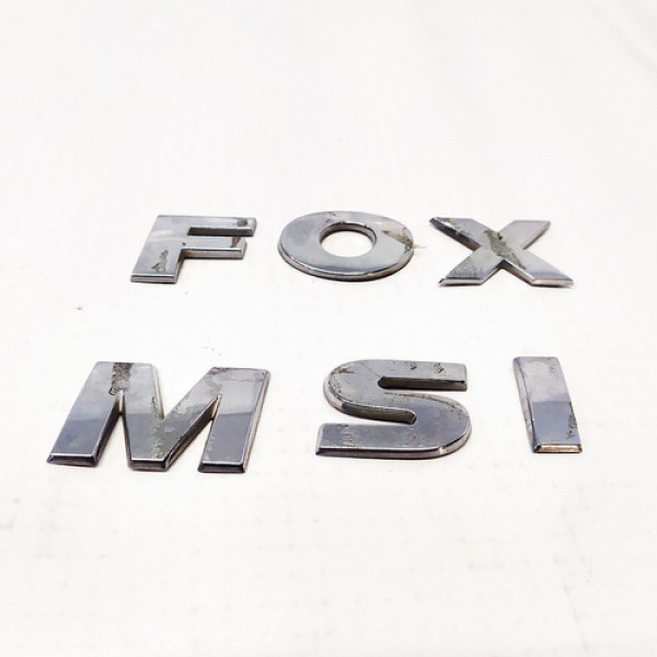 Letreiro Da Tampa Traseira Vw Fox Msi 2016    11995