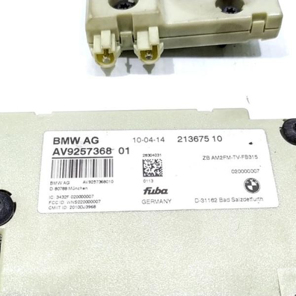 Conjunto Antena Amplificadora Rádio Bmw 750i Ya81 2015 38965 Não Informado