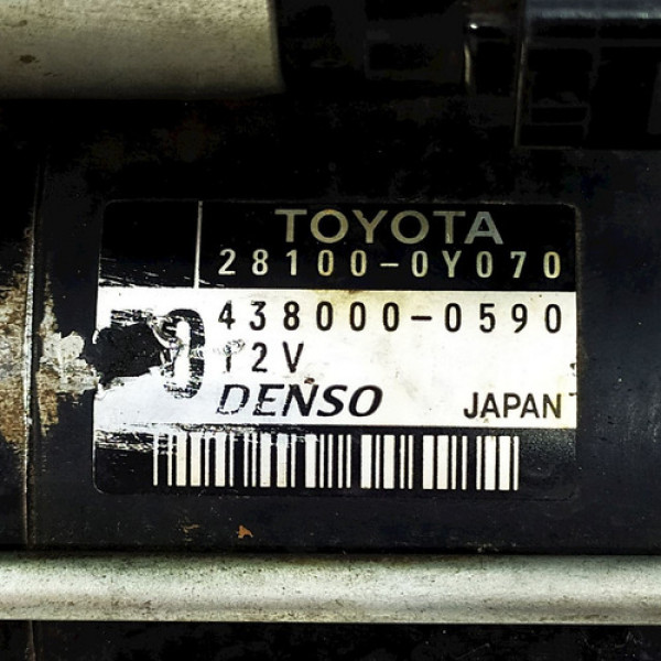 Motor De Arranque Toyota Etios 2018 Original 12954