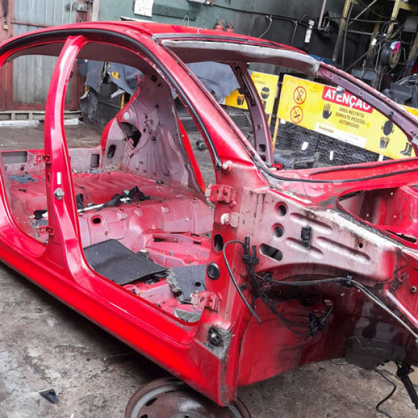 Caixa Ar Pé Coluna Central Direita Peugeot 207 Xr  2011 1866