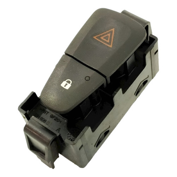Botão Pisca-alerta Trava Porta Sandero 2013 Original 10764 Preto