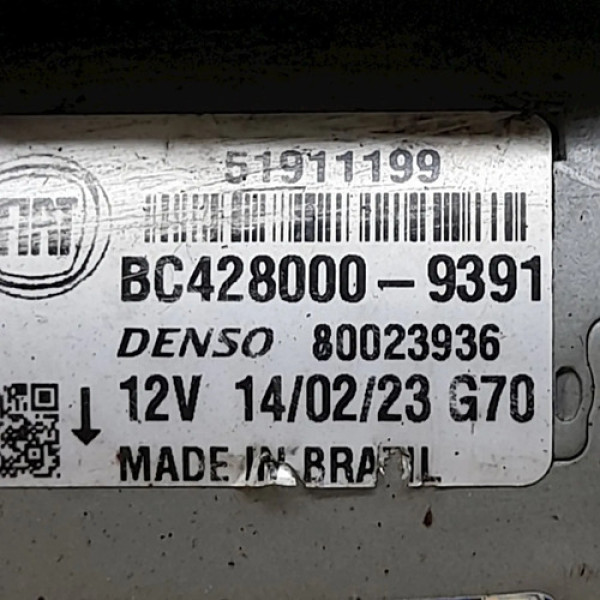 Motor Arranque Fiat Palio Strada Uno Mobi Argo 51911119    2