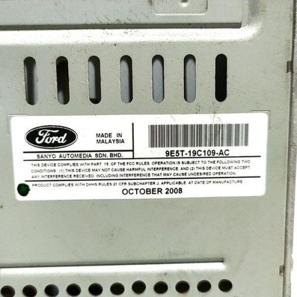 Radio Toca Cd Original Ford Fusion 2009    136719