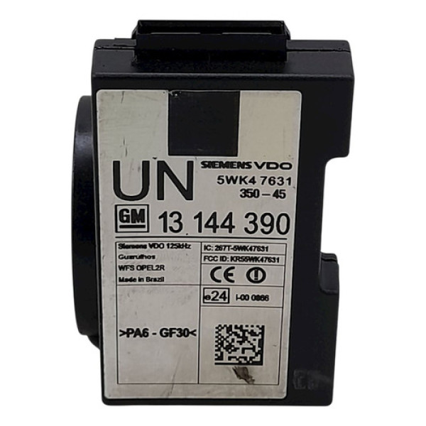 Imobilizador Gm Corsa 1.4 8v 2010    197558 Não Informado