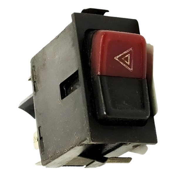 Botão Pisca-alerta Vw Saveiro Cl 1996 Original 80286 Preto