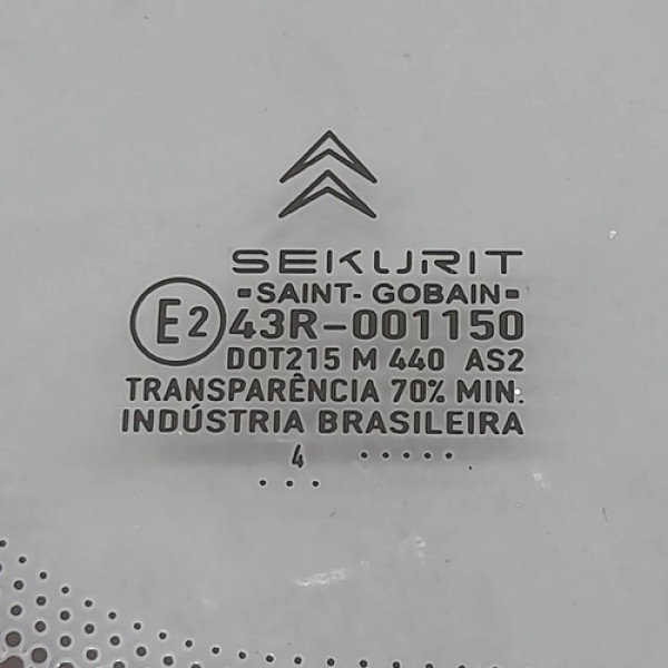 Vidro Óculos Dianteiro Direito  Citroën Xsara 2.0 16v 2005 2 Não Informado