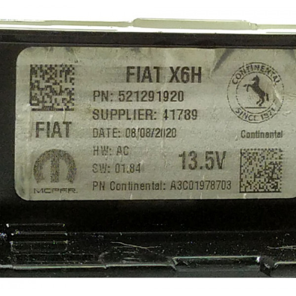 Painel De Instrumentos Fiat Argo Trek 1.8 16v At 2020 V1517 