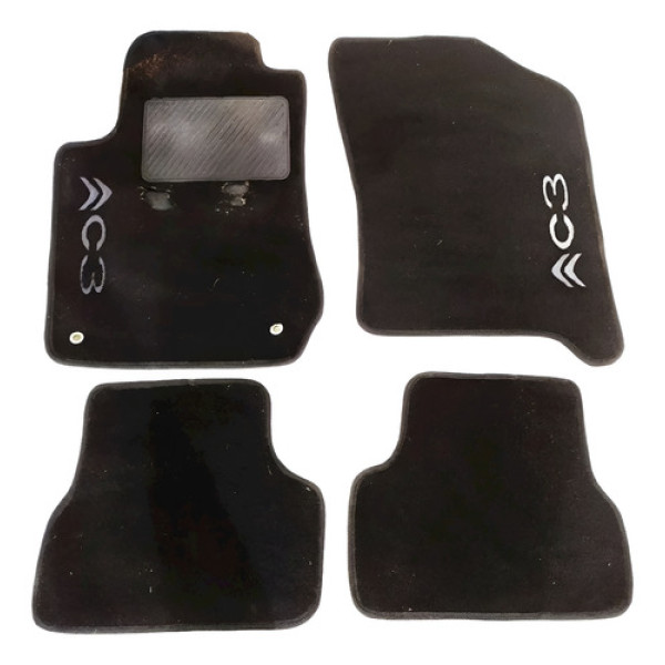 Jogo Tapete Citroën C3 1.5 2013 Original 112867 Preto