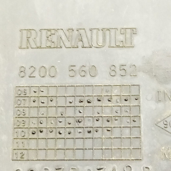 Defletor Lateral Esquerdo Motor Renault Logan 1.0 16v 2011 6